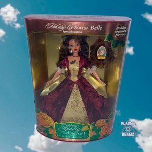 Vintage Beauty & The Beast Holiday Barbie
